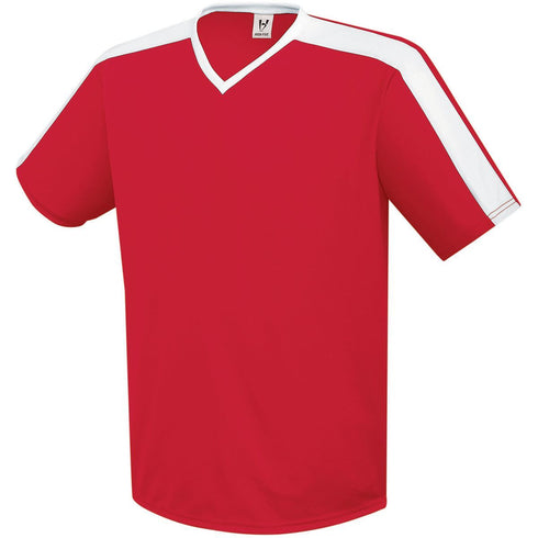 Russell Athletic Genesis Soccer Jersey (322730), Color 'Scarlet/White'